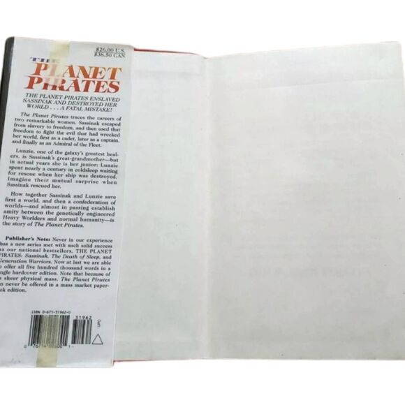 Planet Pirates Anne McCaffrey Hardcover 1st Edition Book - Picture 3 of 5